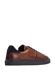 Base London Brown Beck Pull Up Shoes - Image 3 of 4