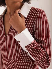 Mint Velvet Striped Maxi Shirt Dress - Imagen 3 de 5