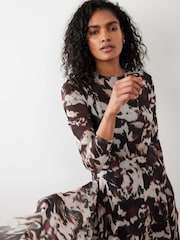 Mint Velvet Abstract Print Midi Dress - صورة 4 من 8