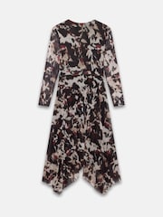 Mint Velvet Abstract Print Midi Dress - صورة 8 من 8
