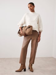 Mint Velvet White Star Knit Jumper - Image 4 of 8