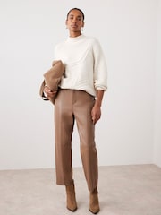 Mint Velvet White Star Knit Jumper - Image 6 of 8