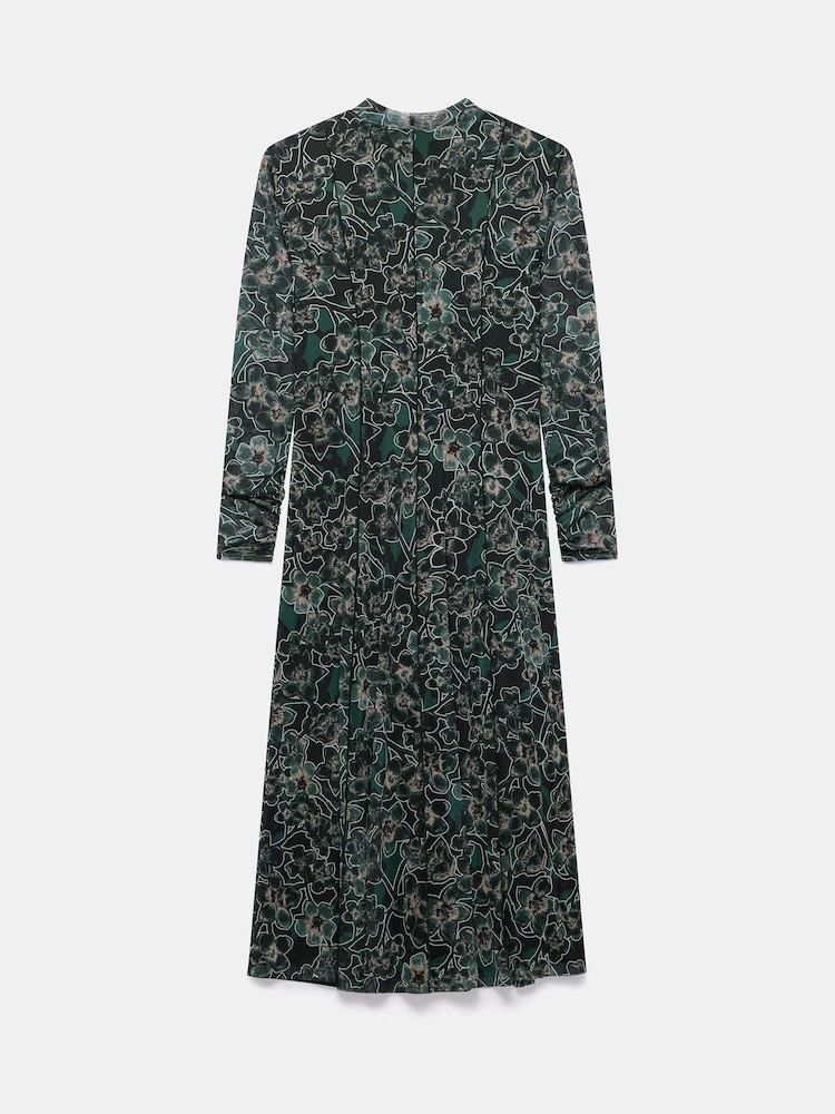 Buy Mint Velvet Green Floral Print Midi Dress from Next USA
