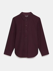 Mint Velvet Red Oversized Tailored Shirt - Image 6 of 7