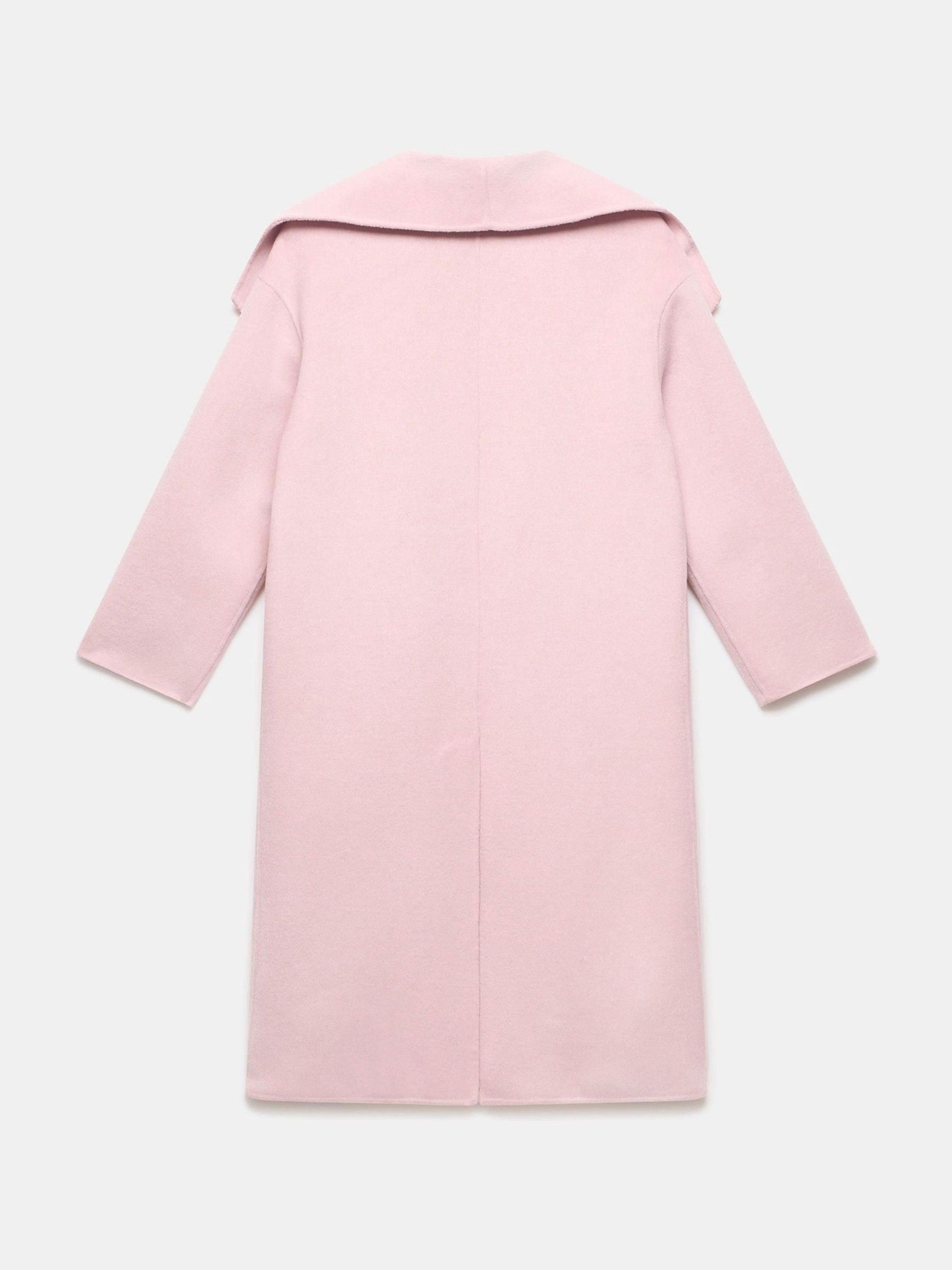 Buy Mint Velvet Pink Wool Blend Hand Finished Coat from Next USA