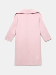 Mint Velvet Pink Wool Blend Hand Finished Coat - Image 8 of 8