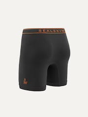 Sealskinz Newton Men's Seamless Running Black Boxer Shorts - Image 2 of 2