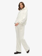 Superdry White Country Club Velour Straight Joggers - Image 4 of 7