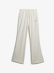 Superdry White Country Club Velour Straight Joggers - Image 7 of 7