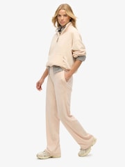Superdry Cream Country Club Velour Joggers - Image 5 of 8