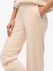 Superdry Cream Country Club Velour Joggers - Image 6 of 8