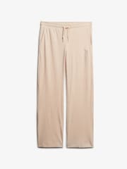 Superdry Cream Country Club Velour Joggers - Image 7 of 8