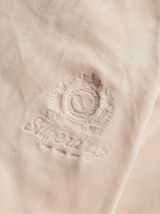 Superdry Cream Country Club Velour Joggers - Image 8 of 8