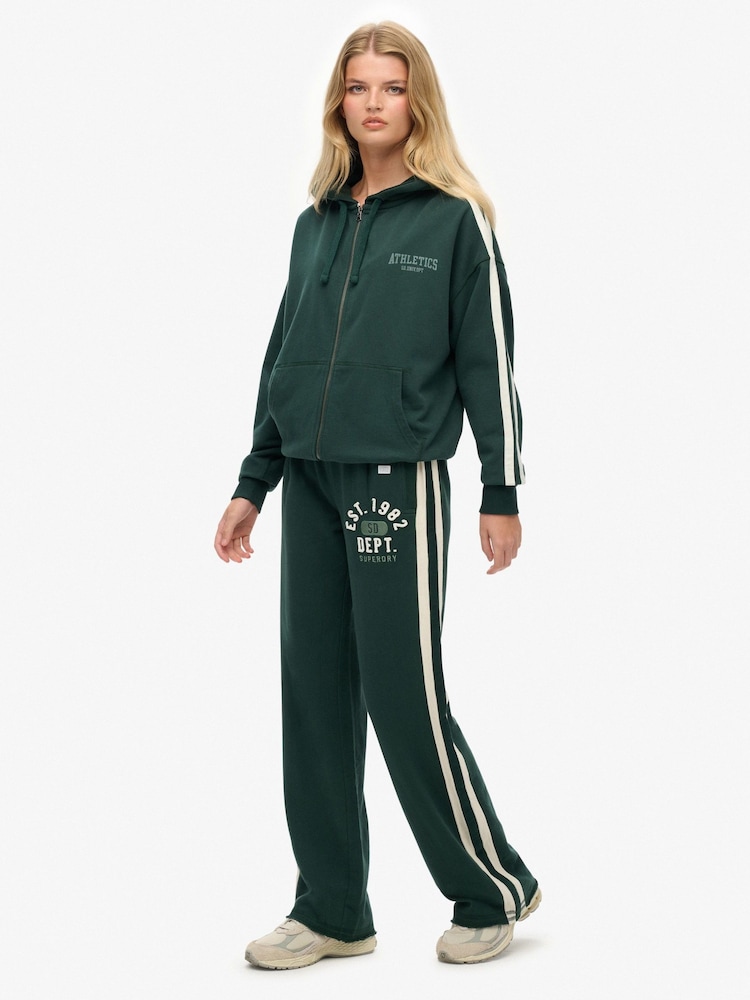 Superdry Green Athletic Essentials Hockey Joggers - Image 2 of 7 Superdry Green Athletic Essentials Hockey Joggers - Image 2 of 7