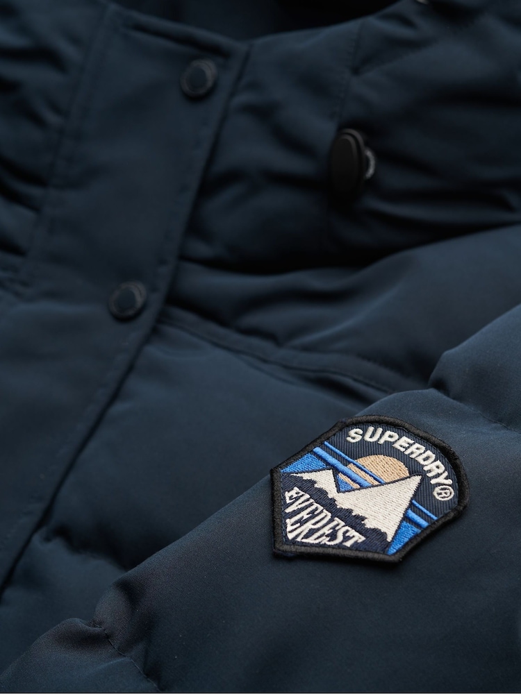 Superdry Blue Everest Bomber Jacket - Image 8 of 8 Superdry Blue Everest Bomber Jacket - Image 8 of 8