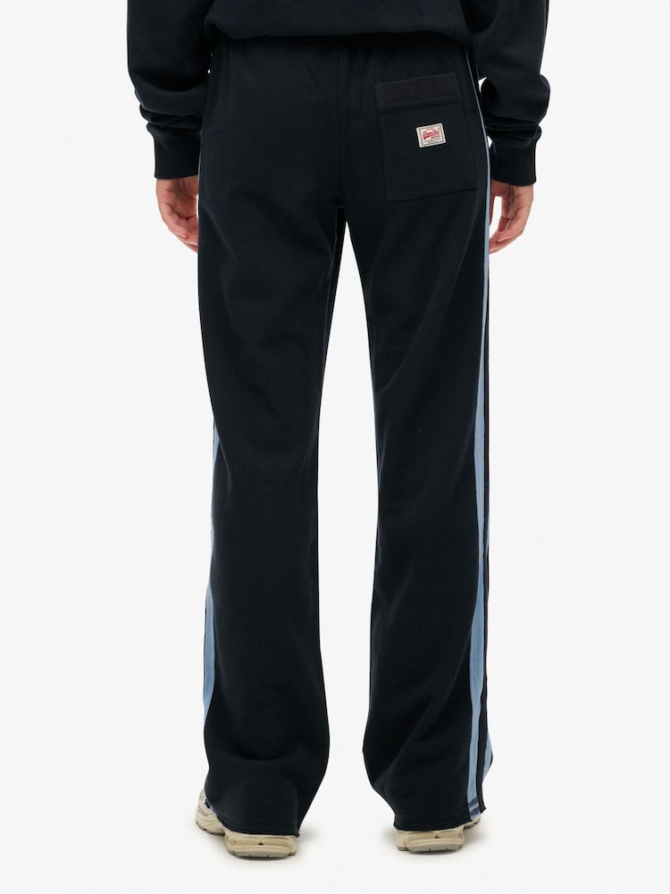 Superdry Blue Athletic Essentials Hockey Joggers - Image 2 of 7 Superdry Blue Athletic Essentials Hockey Joggers - Image 2 of 7