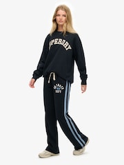 Superdry Blue Athletic Essentials Hockey Joggers - Image 3 of 7