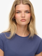Superdry Blue Athletic Essential T-Shirt - Image 5 of 7