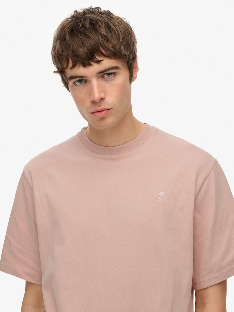 Superdry Pink Blank Oversized T-Shirt - Image 2 of 7
