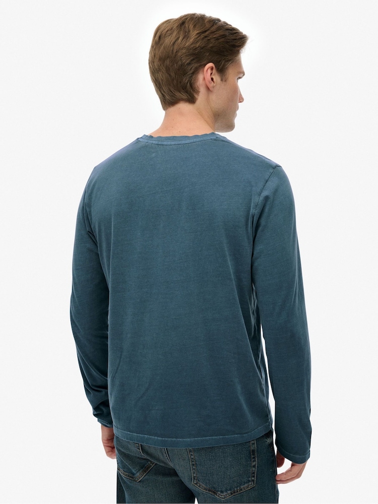 Superdry Blue Classic Essential Top - Image 5 of 5