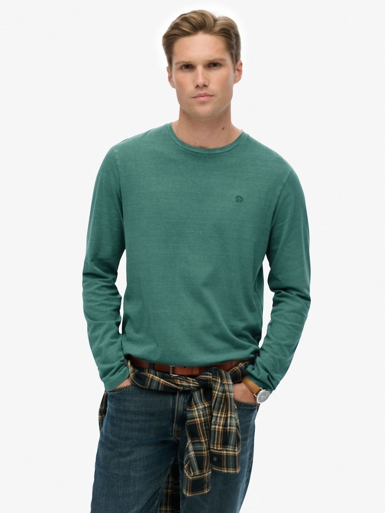 Superdry Green Classic Essential Top - Image 1 of 6 Superdry Green Classic Essential Top - Image 1 of 6