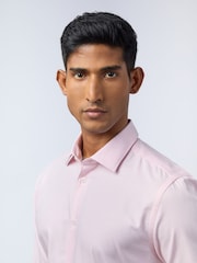 Ted Baker Tailoring Pink Tarvos Micro Dot Shirt - Image 2 of 3