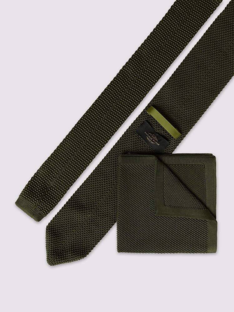 Antique Rogue Knitted Tie - 6.5Cm - Bild 2 von 2