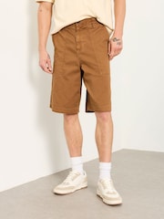 FatFace Pascal Tan Brown Utility Shorts - Image 1 of 6
