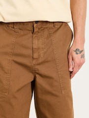 FatFace Pascal Tan Brown Utility Shorts - Image 3 of 6