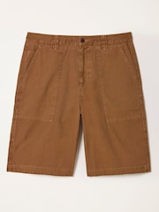 FatFace Pascal Tan Brown Utility Shorts - Image 6 of 6