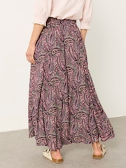 FatFace Purple Paisley Sadie Midi Skirt - Image 4 of 6