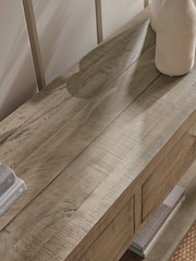 Cox & Cox Natural Harlow Console Table - Image 2 of 5