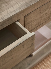 Cox & Cox Natural Harlow Console Table - Image 5 of 5