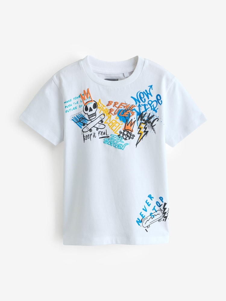 Multi Graffiti T-Shirt - Image 1 of 1