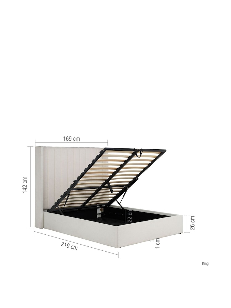 Birlea Off White Maisey Ottoman Bed - Image 10 of 10