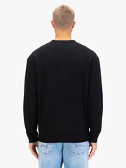Luke 1977 Salcombre Black Knitted Jumper - Image 2 of 6