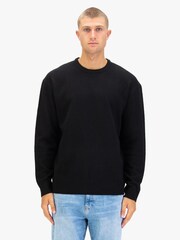 Luke 1977 Salcombre Black Knitted Jumper - Image 3 of 6