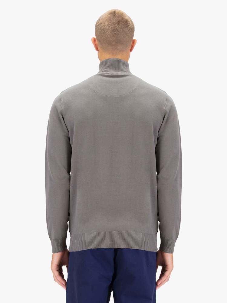 Luke 1977 Pretender Quarter Zip Kintted Jumper - Image 2 of 6