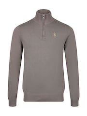 Luke 1977 Pretender Quarter Zip Kintted Jumper - Image 4 of 6