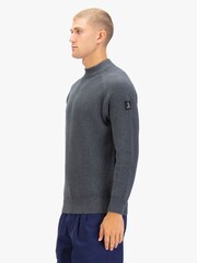 Luke 1977 Grey Cromer Knitted Jumper - Image 3 of 7