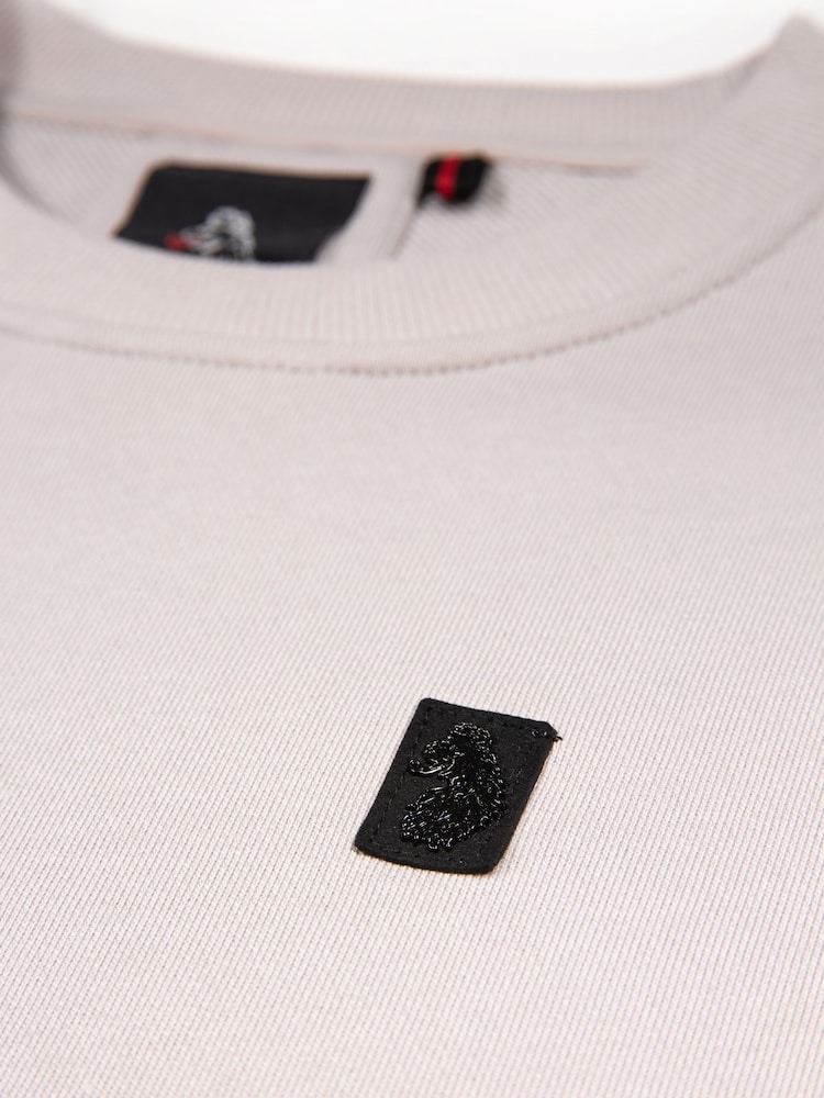 Luke 1977 Grey Parker Sweatshirt Cement - Image 6 of 6 Luke 1977 Grey Parker Sweatshirt Cement - Image 6 of 6