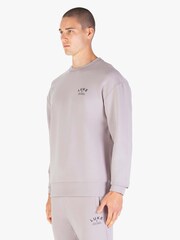 Luke 1977 Grey Oakwood Sweatshirt Putty - Image 3 of 5