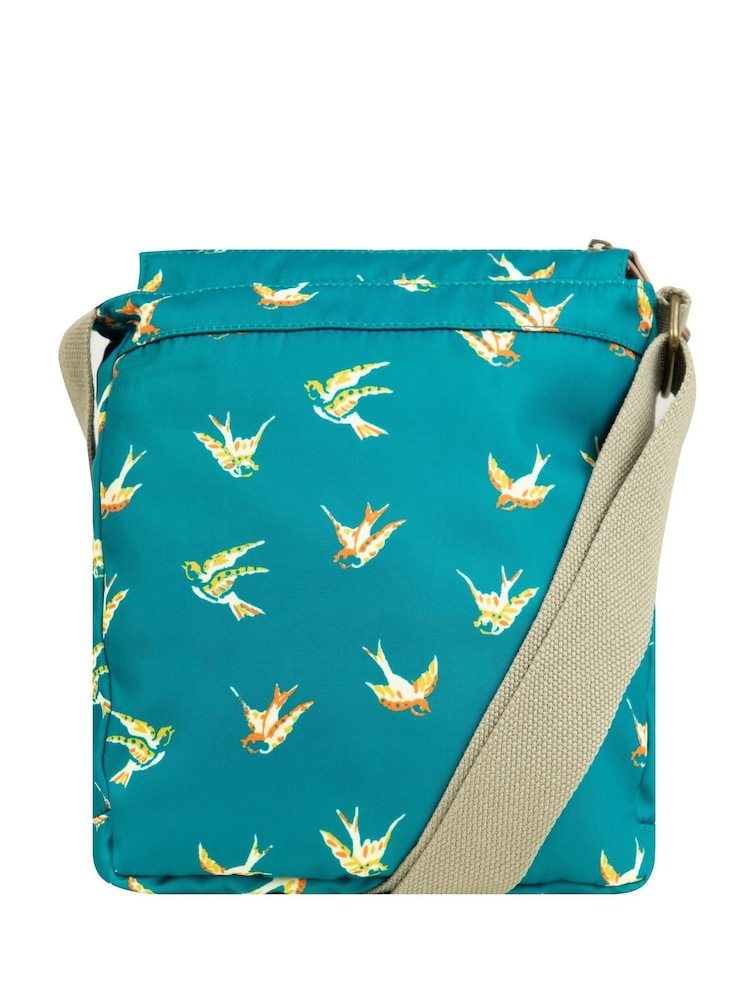Weird Fish Green Kait Printed Cross Body Bag - Image 2 of 5 Weird Fish Green Kait Printed Cross Body Bag - Image 2 of 5
