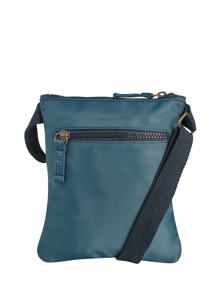 Weird Fish Blue Nisla Crossbody Bag - Image 2 of 4 Weird Fish Blue Nisla Crossbody Bag - Image 2 of 4