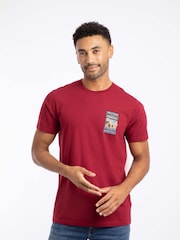 Weird Fish Red Only Fowls and Hawkses Back Print Artist T-Shirt - Image 3 of 6