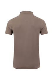 Marrón - Weird Fish Miles Pique Polo Shirt - Imagen 6 de 6