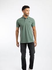 Verde - Weird Fish Miles Pique Polo Shirt - Imagen 3 de 7