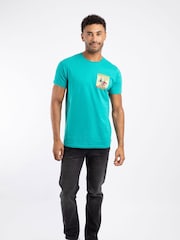 Weird Fish Green Flewmours Back Print Artist T-Shirt - Image 1 of 6