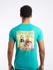 Weird Fish Green Flewmours Back Print Artist T-Shirt - Image 3 of 6