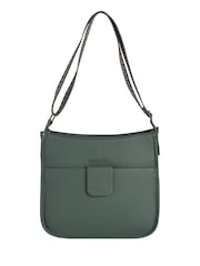 Weird Fish Green Javana Cross Body Saddle Bag - Image 1 of 5